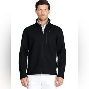 Izod Men’s Advantage Performance Full-Zip Fleece Jacket Size Small.